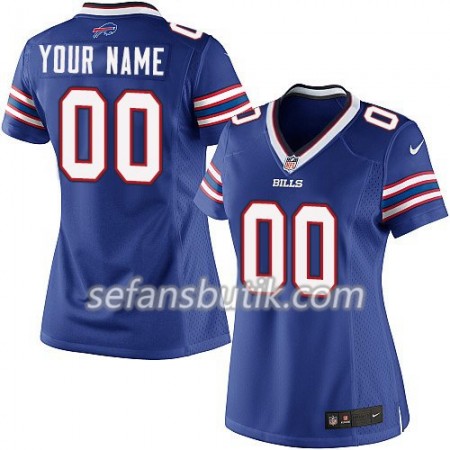 Buffalo Bills Tröjor Custom Blå - Dame